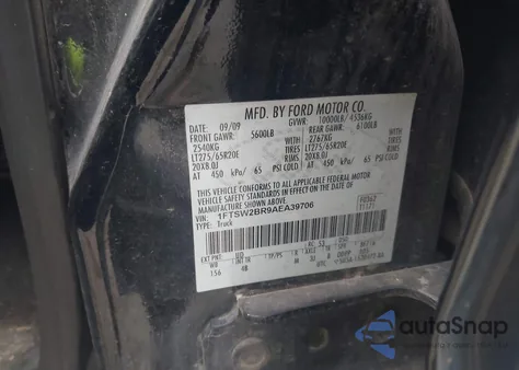 2010 Ford F-250 Cabela's/Harley-Davidson/King Ranch/Lariat/Xl/Xlt z USA, uszkodzony, nr VIN 1FTSW2BR9AEA39706